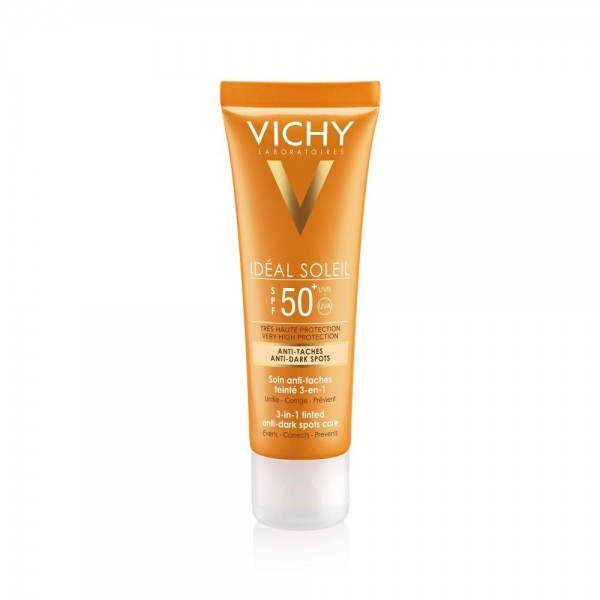 vichy ideal soleil spf 50 antimanchas 3 en 1 50 ml