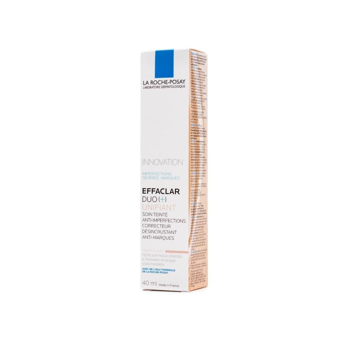 la roche posay effaclar duo unifiant claro 40 ml