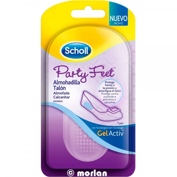 scholl party feet almohadilla talon