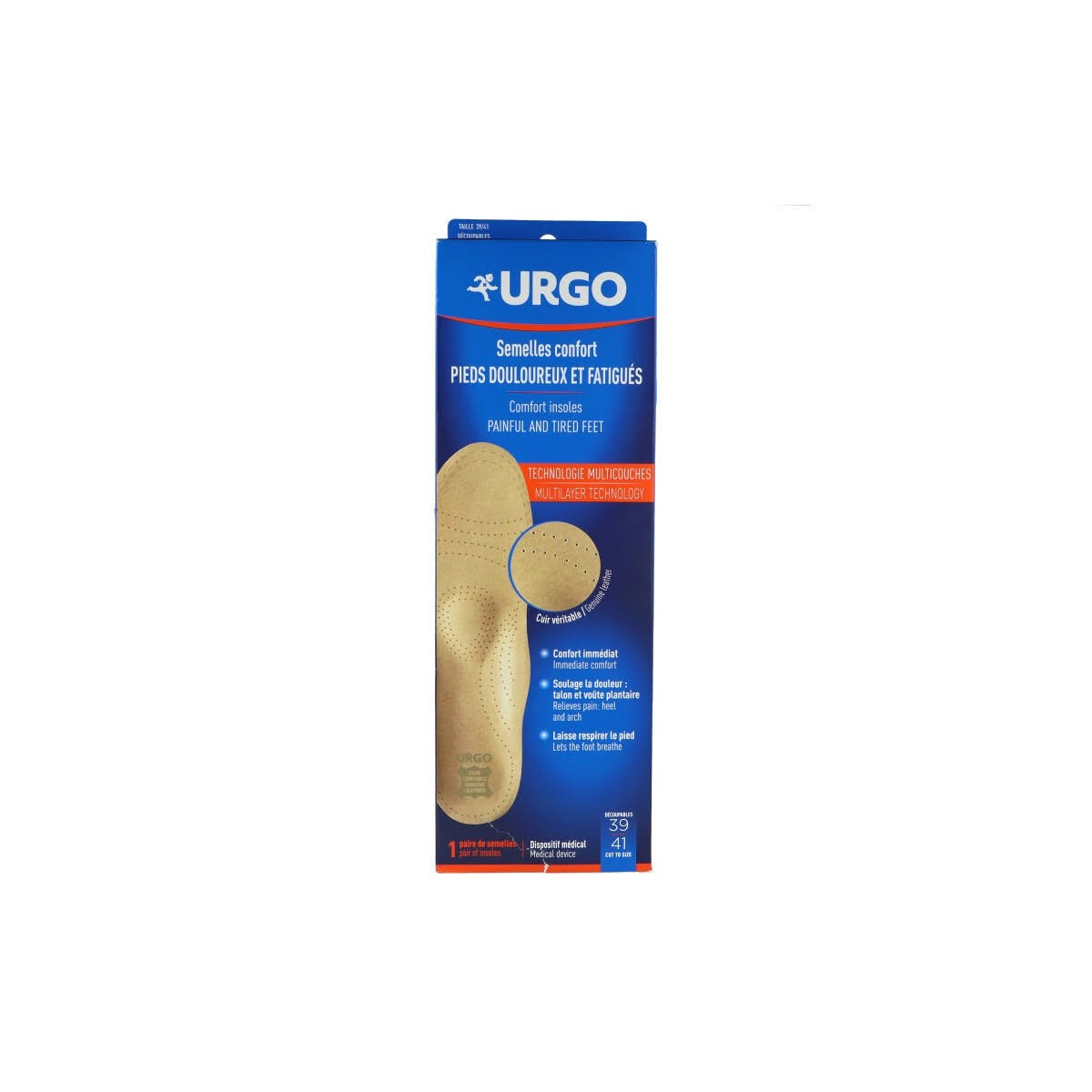 urgo plantillas confort talla 39 41