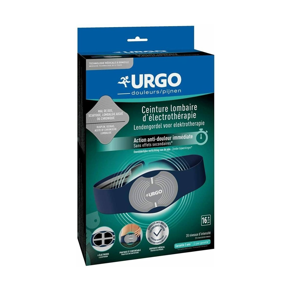 urgo cinturon lumbar electroterapia