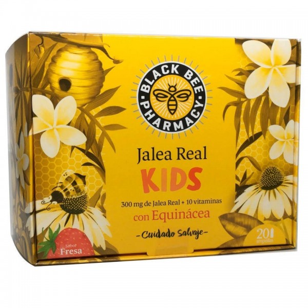 black bee jalea real kids 20 ampollas