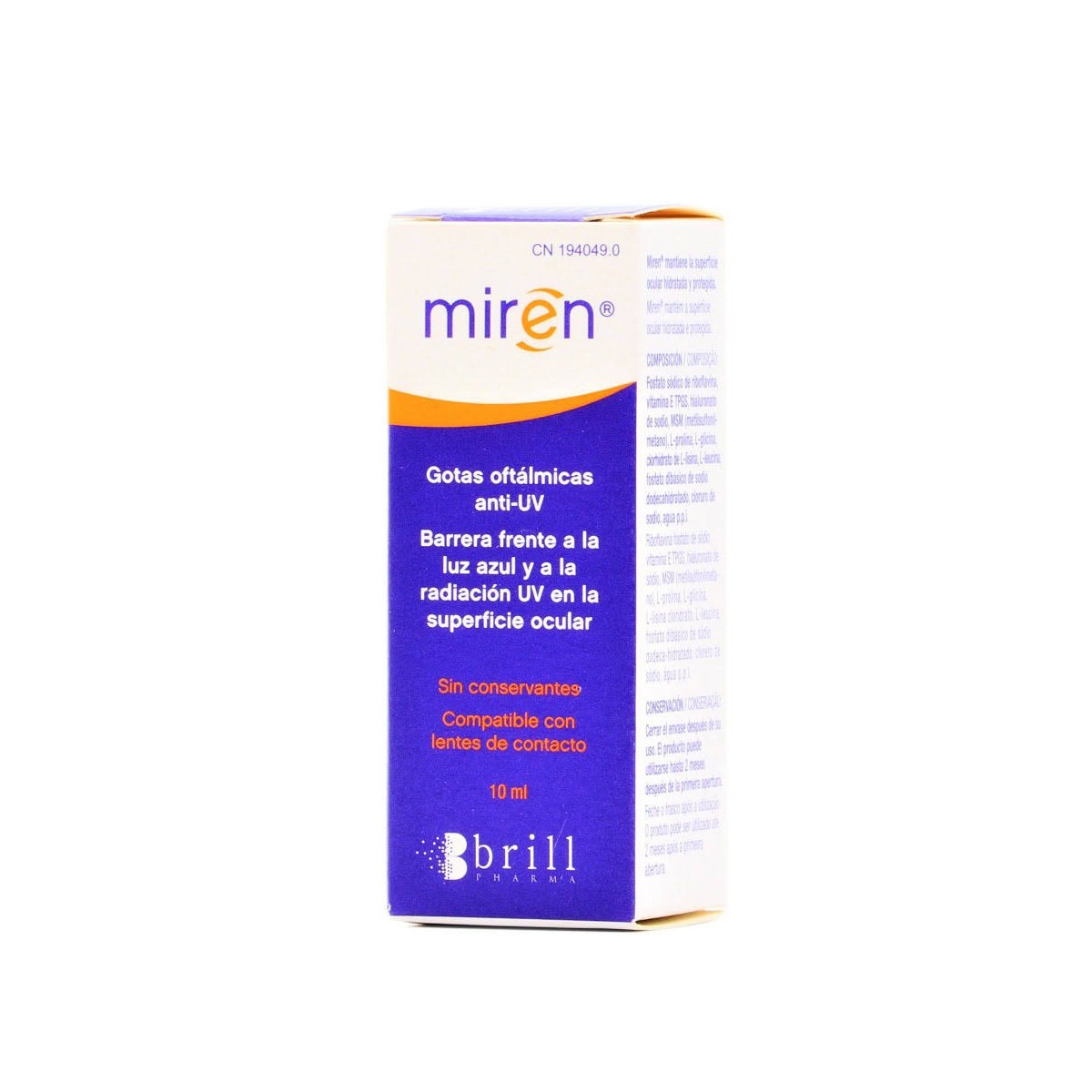 miren gotas oftalmicas anti uv 10 ml
