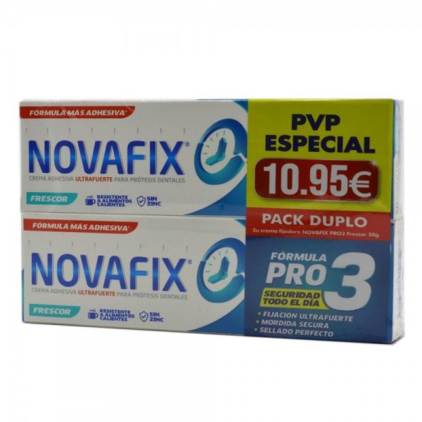 novafix pro 3 frescor duplo 50g