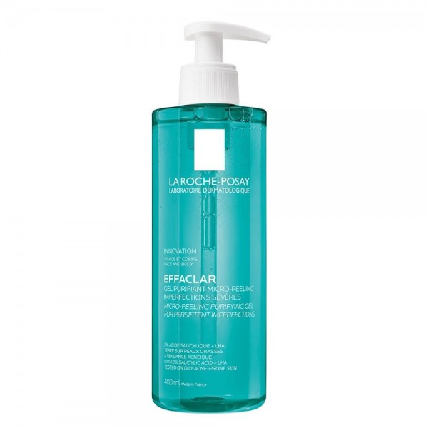 effaclar gel purificante micro exfoliante 400 ml la roche posay