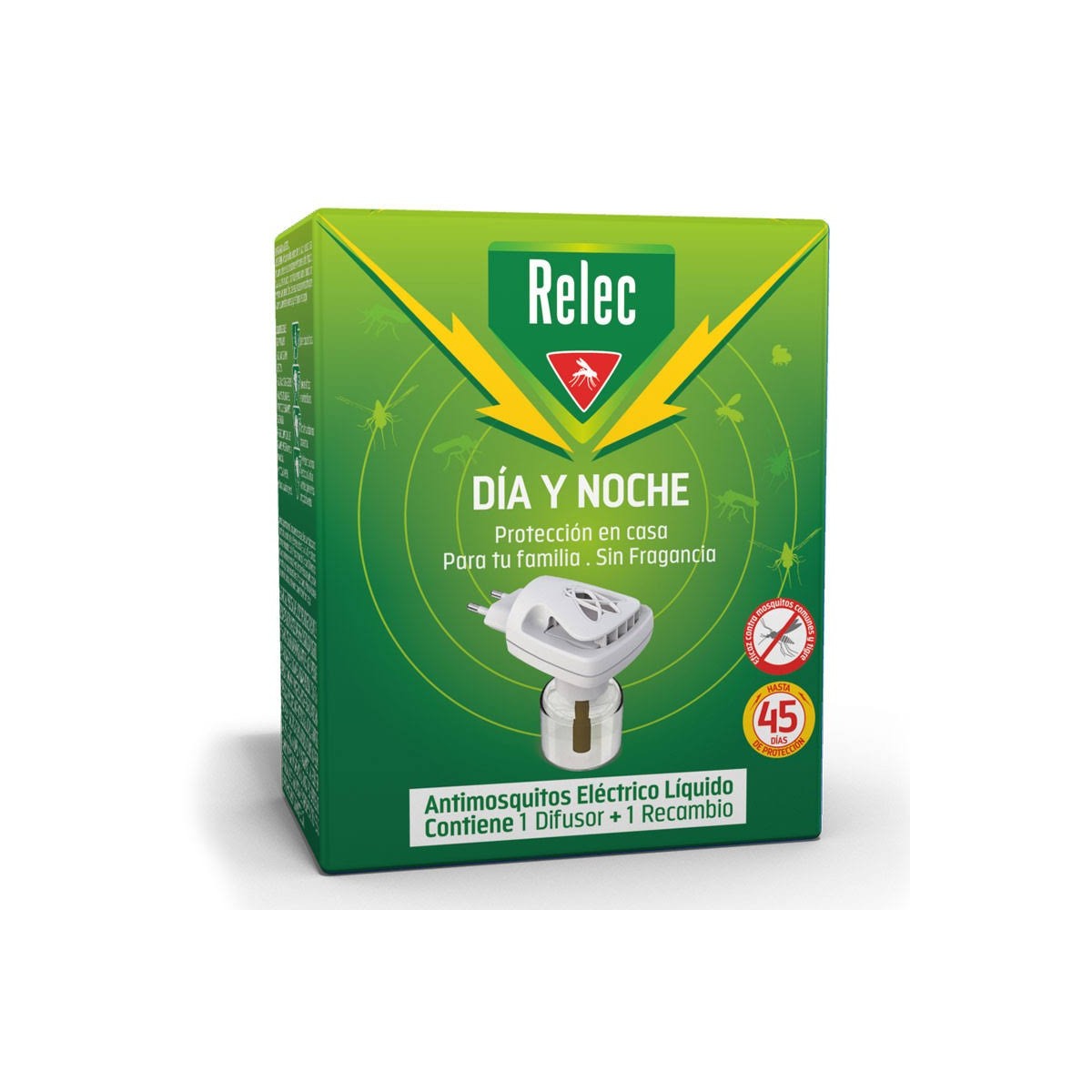 relec dia y noche dispositivo antimosquitos electrico