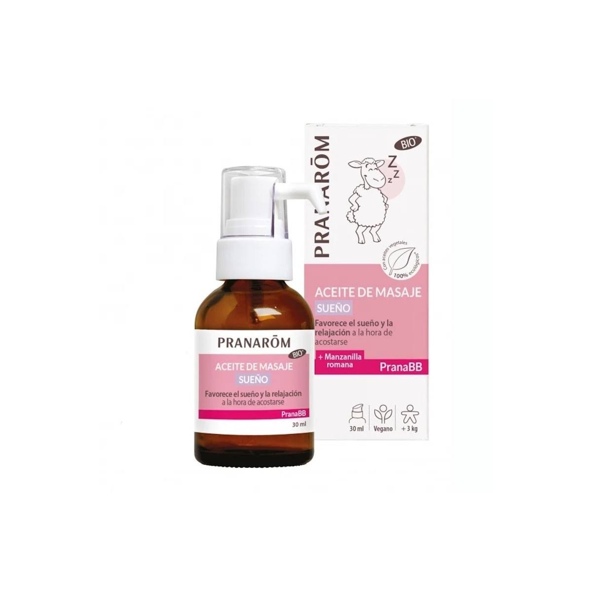 pranarom pranabb aceite de masaje sueno 30ml