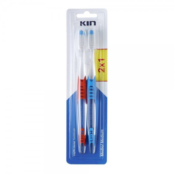 kin cepillo dental medio 2x1