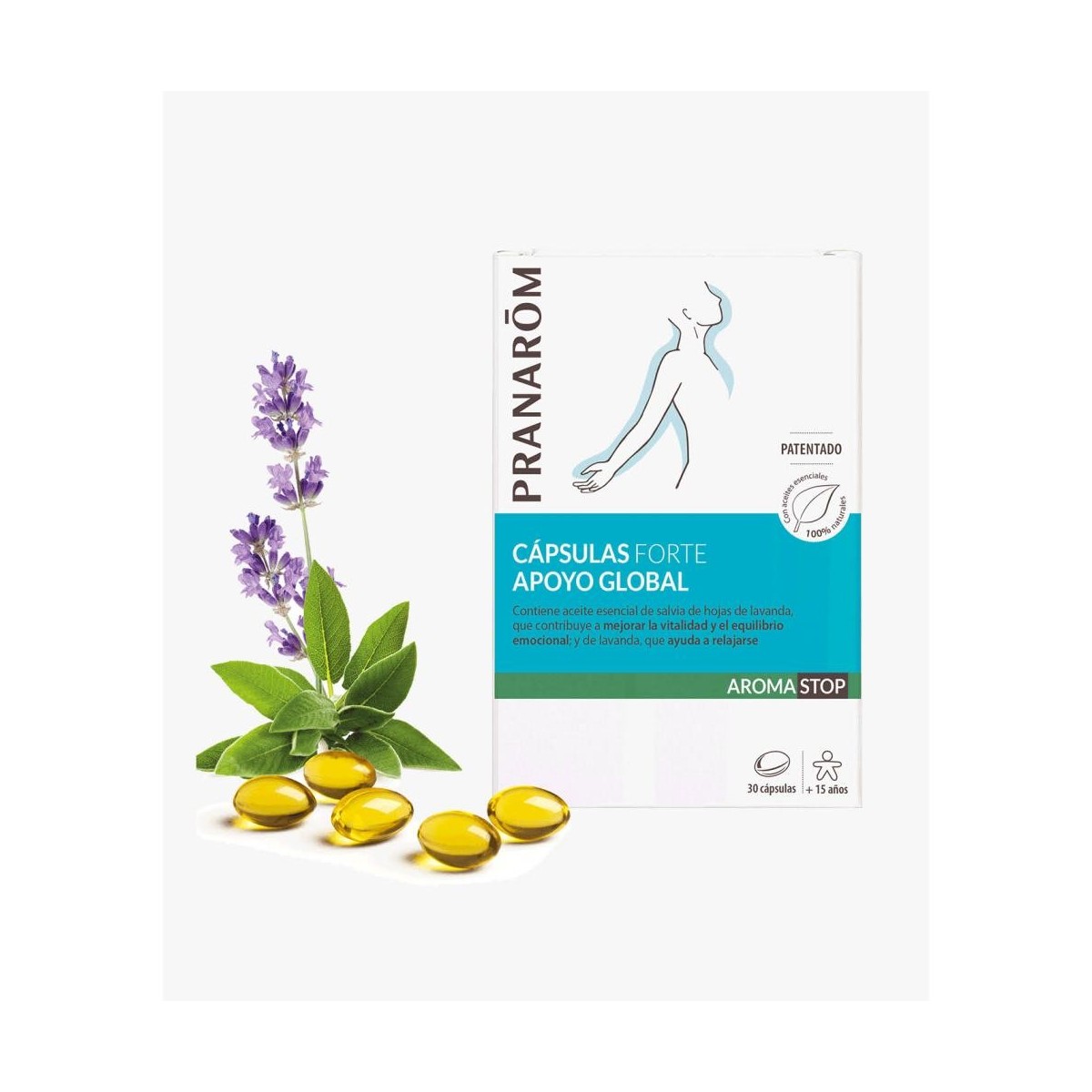 pranarom aromastop capsulas forte apoyo global 30 capsulas