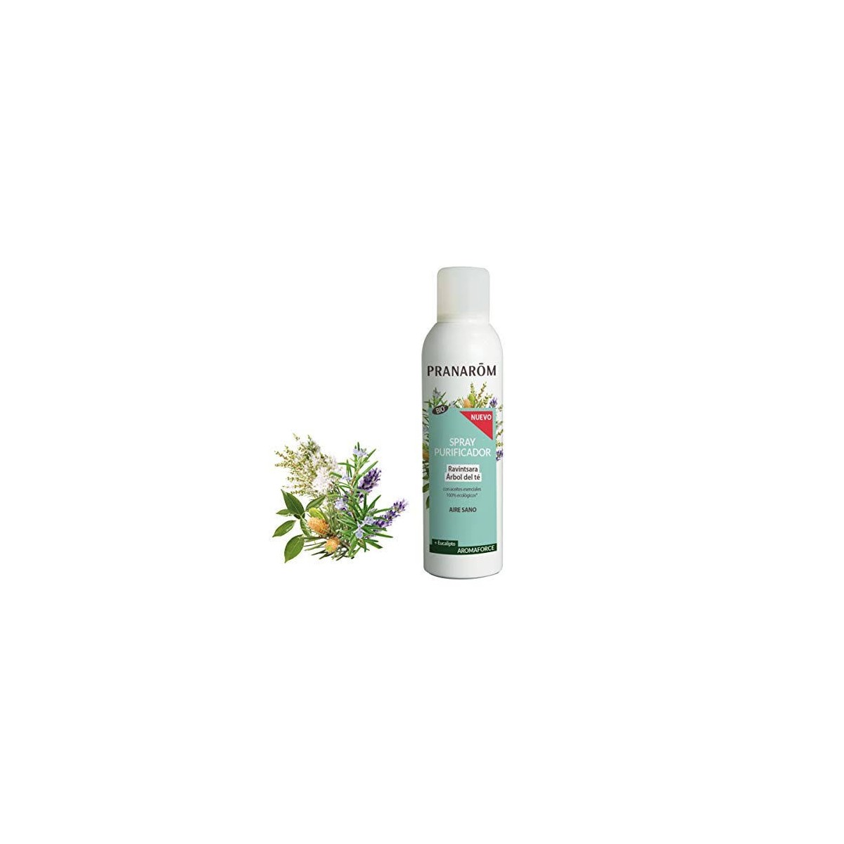 pranarom aromaforce spray purificador ravintsara arbol te 150ml