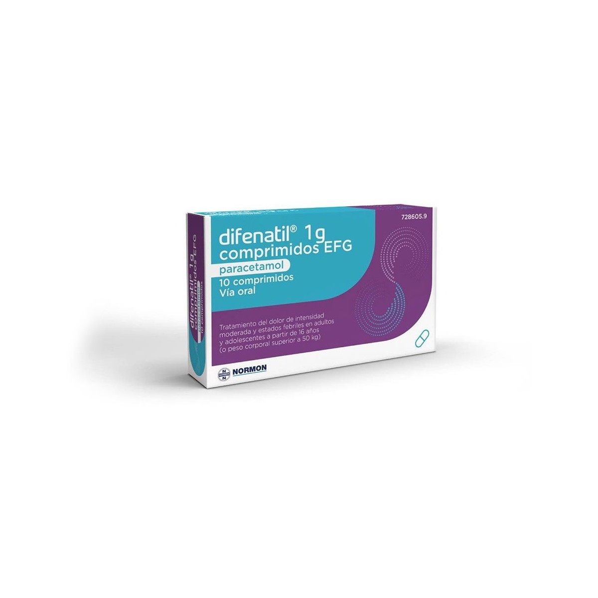 DIFENATIL 1 g COMPRIMIDOS EFG