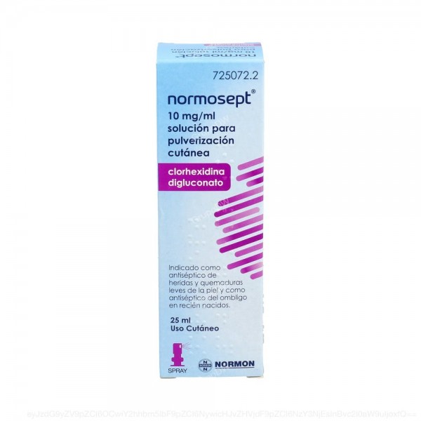 NORMOSEPT 10 mg/ml SOLUCION PARA PULVERIZACION CUTANEA