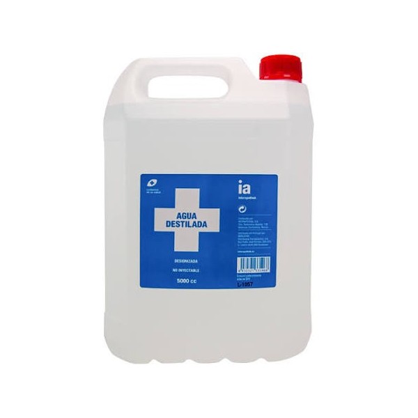 interapothek agua destilada 5 l